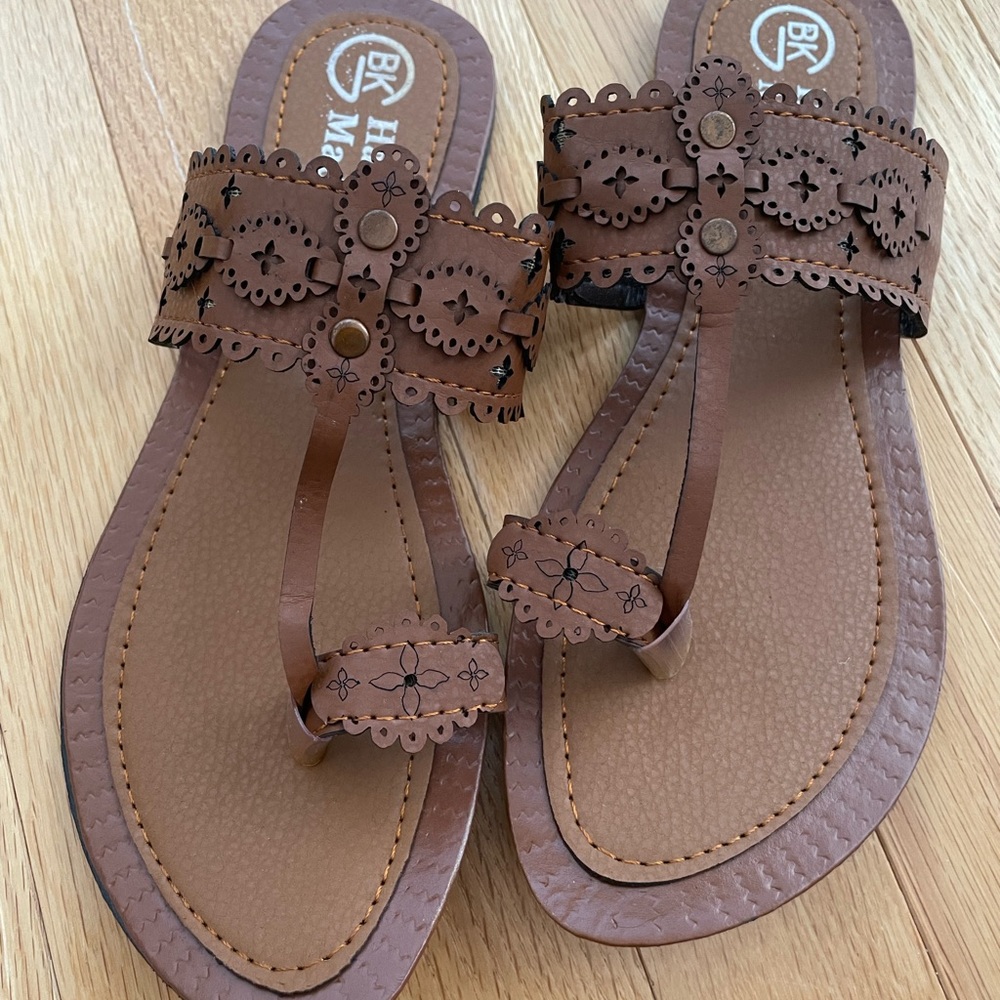 New handmade leather sandals 7